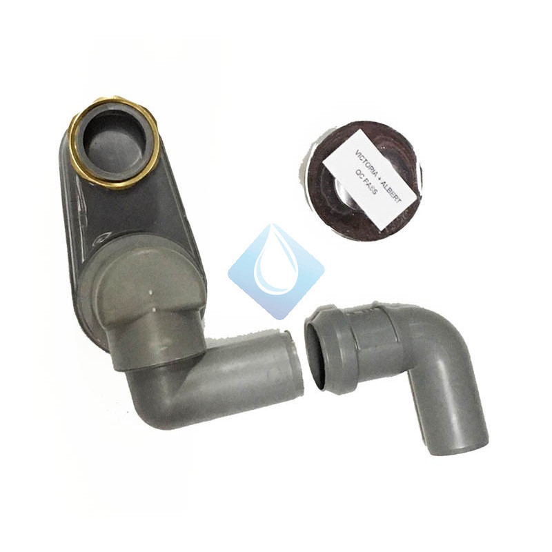 Válvula de desagüe automático para bañera con rebosadero-13453410