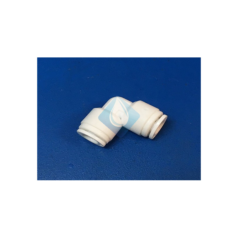 Codo 1/4" H-H acetal blanca