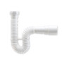 Sifón Extensible blanco con tuercas 1 1/2" Ø  40-32mm