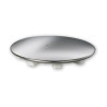 tapa cromada Ø90mm para válvula sifónica para plato de ducha con agujero Ø60mm