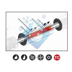 Aislamiento para tuberia SOLAR 09 x Ø