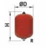 Vaso de expansión para calefacción CMF