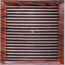 Rejilla color madera 170 x 170 mm ventilación Atornillar