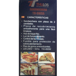 TOSTADOR PLANO 600 W THULOS