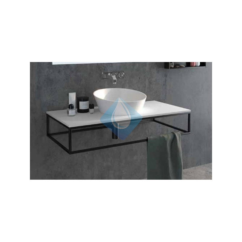 Mueble para lavabo Negro