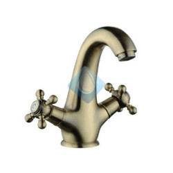 Monobloc lavabo Época Bronce cierre cerámico