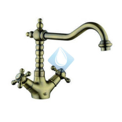 Monobloc lavabo época bronce cierre cerámico