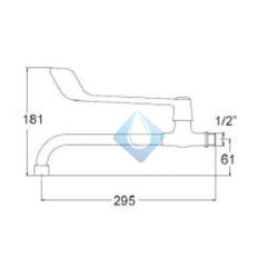 Grifo Medical pared (Medidas)