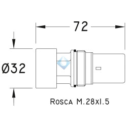 Cabezal intercambiable para lavabo