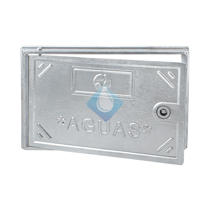 Puerta metálica para contador de agua de 30x30 - ElectroMaterial