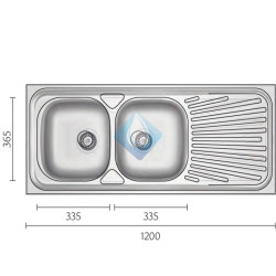 Fregadero acero inoxidable (Medidas)