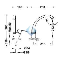 Grifo para cocina