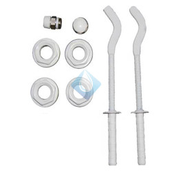 Conjunto accesorios radiadores aluminio Barnizado BLANCO RAL 9010 + SO