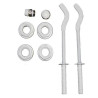 Conjunto accesorios radiadores aluminio Barnizado BLANCO RAL 9010 + SO