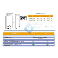 Calentador gas Cointra