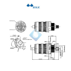 Cartucho termostatico Mz del rio
