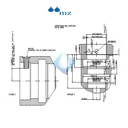 Cartucho termostatico Mz del rio