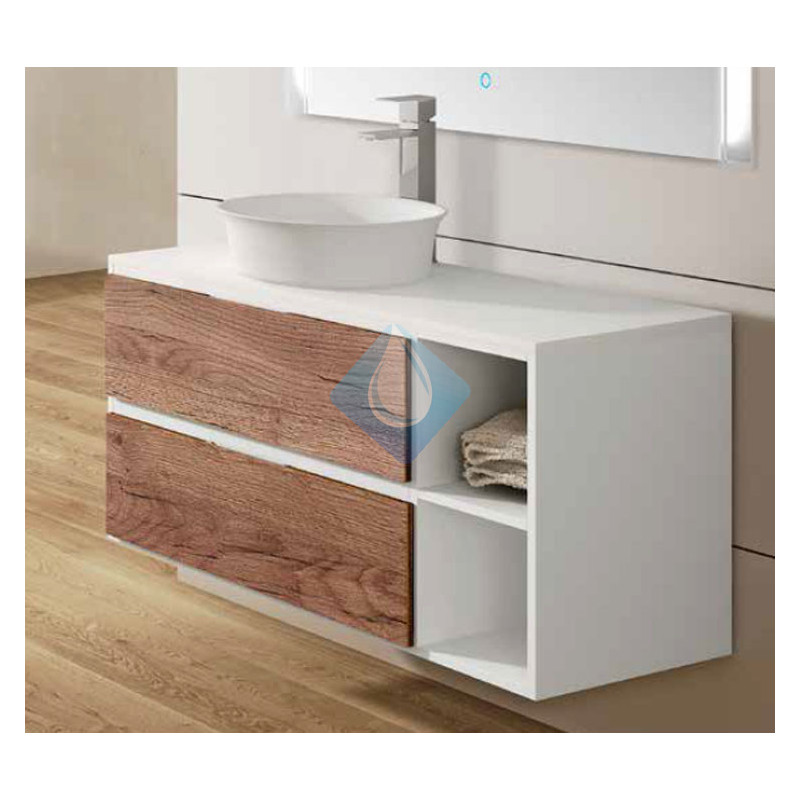 Mueble para lavabo sobre encimera