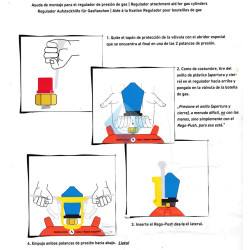 Adaptador regulador bombonas