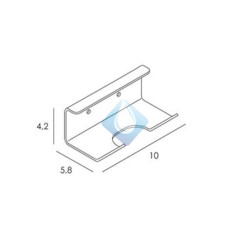 Percha doble (Medidas)