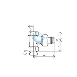 Detentor de escuadra 1/2"