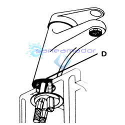 Llave allen para tornillos maneta monomando Grifería TRES