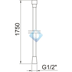 Grifo para bañera ducha acabado cepillado