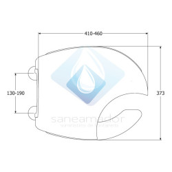 Asiento inodoro HOSPITALITY  bisagra nylon Blanco ASIENTO ADAPTABLE A LOS MODELOS UNIVERSALES Y ROCA VICTORIA