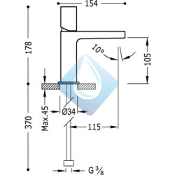 Monomando lavabo CLASS