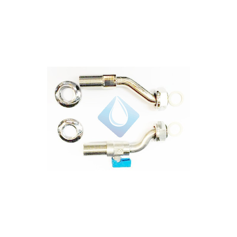 Grifo llave llenado entrada agua  calentador VAILLANT  H 3/4 x M 1/2" mm