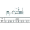 Bomba centrifuga Multicelular MH-80.M  0.75 veneto
