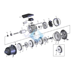 Bomba centrifuga Multicelular MHI-180T 230/400V 1.8CV 3.2A veneto