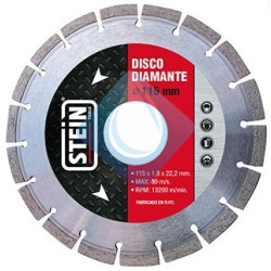 Disco  Stein DIAMANTE Segmentado 115 mm. 1.8 x22.2