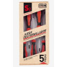 5 Destornilladores 3 PL.-2 PH. 5pcs.