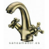 Monobloc lavabo c/válvula clic-clac Beŀla Bronce